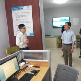 民政部社会福利中心党委书记、、、市民政局、、、区长等向导考察